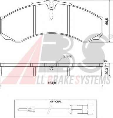 37113 ABS Cable, parking brake