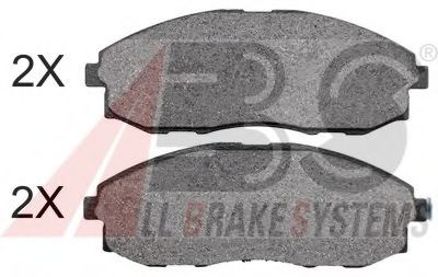 37130 OE ABS Brake Pad Set, disc brake