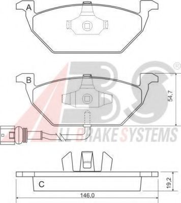 37155 ABS Track Control Arm
