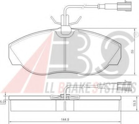 37172 ABS Wheel Suspension Track Control Arm