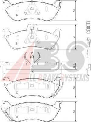 37322 ABS Exhaust System Catalytic Converter