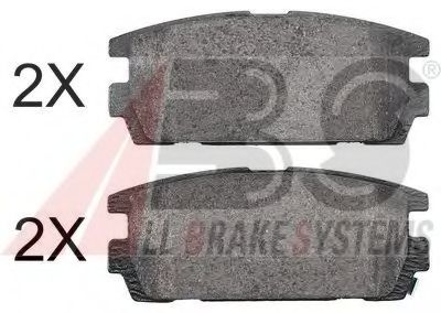 37324 OE ABS Brake System Brake Pad Set, disc brake