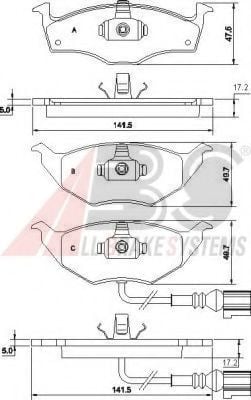37337 ABS Cable, parking brake