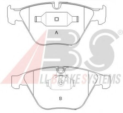 37346 OE ABS Brake Pad Set, disc brake