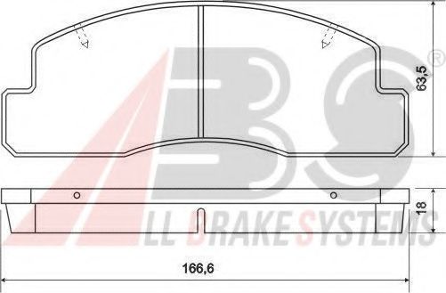 37354 ABS Brake Pad Set, disc brake