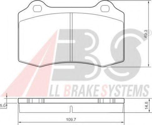37388 OE ABS Brake Pad Set, disc brake