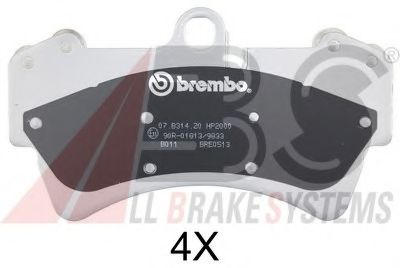 37391S ABS Brake Pad Set, disc brake