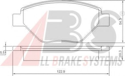 37398 OE ABS Brake System Brake Pad Set, disc brake