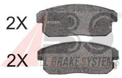 37419 OE ABS Brake System Brake Pad Set, disc brake