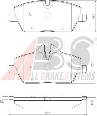 37434 OE ABS Brake Pad Set, disc brake