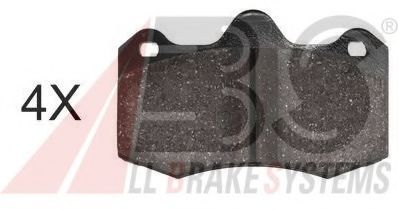 37471 OE ABS Brake Pad Set, disc brake