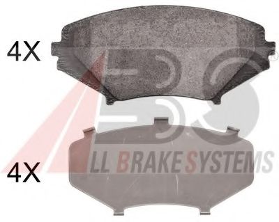 37472 OE ABS Brake System Brake Pad Set, disc brake