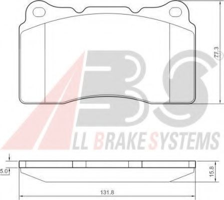 37479 OE ABS Brake System Brake Pad Set, disc brake