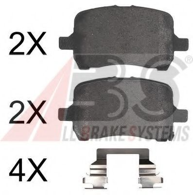 37581 OE ABS Brake Pad Set, disc brake