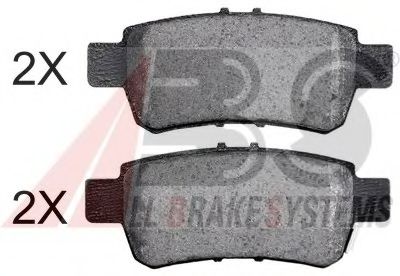 37628 OE ABS Brake Pad Set, disc brake