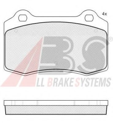 37691 ABS Brake Pad Set, disc brake