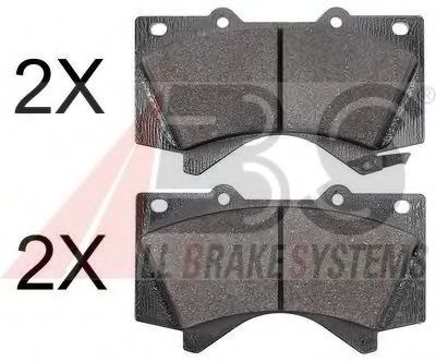 37701 OE ABS Brake Pad Set, disc brake