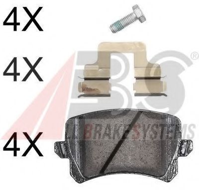 37739 OE ABS Brake System Brake Pad Set, disc brake