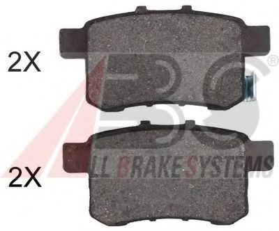 37756 OE ABS Brake Pad Set, disc brake