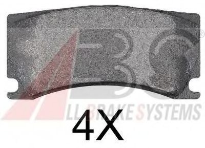37765 OE ABS Brake System Brake Pad Set, disc brake