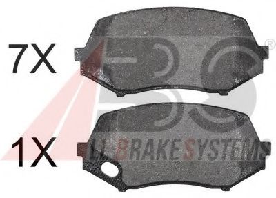 37771 OE ABS Brake System Brake Pad Set, disc brake