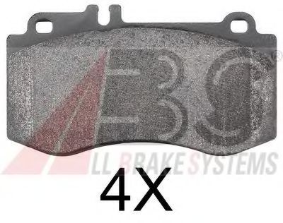 37778 OE ABS Brake Pad Set, disc brake