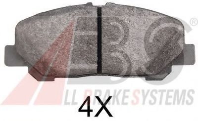 37785 ABS Brake System Brake Pad Set, disc brake