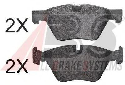37786 OE ABS Brake System Brake Pad Set, disc brake
