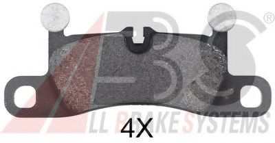 37788 OE ABS Brake System Brake Pad Set, disc brake