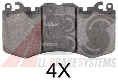37801 ABS Brake System Brake Pad Set, disc brake