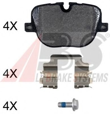 37802 OE ABS Brake Pad Set, disc brake