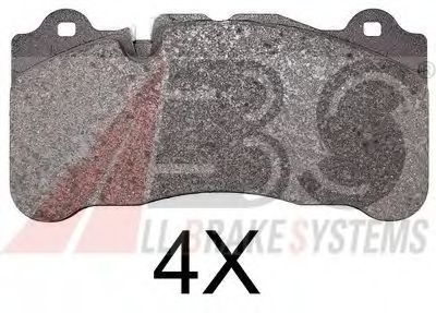 37838 OE ABS Brake Pad Set, disc brake