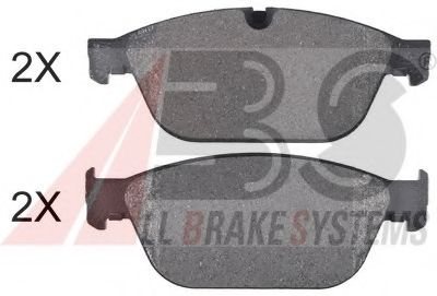 37855 OE ABS Brake Pad Set, disc brake