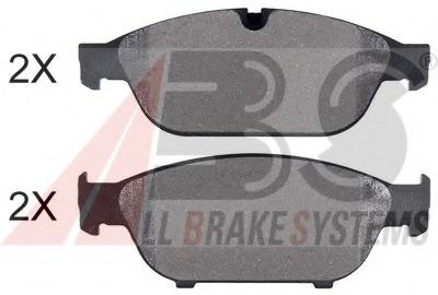 37864 OE ABS Brake System Brake Pad Set, disc brake