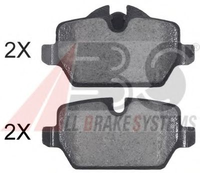 37883 OE ABS Brake System Brake Pad Set, disc brake