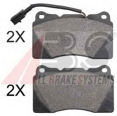 37884 ABS Brake System Brake Pad Set, disc brake