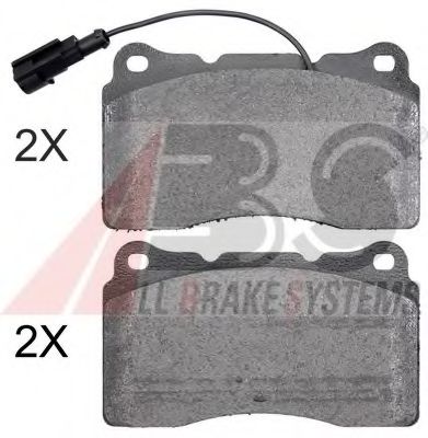 37884 OE ABS Brake Pad Set, disc brake