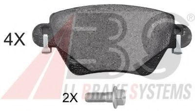 37897 OE ABS Brake Pad Set, disc brake