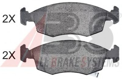37901 OE ABS Brake Pad Set, disc brake