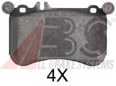 37902 ABS Brake System Brake Pad Set, disc brake
