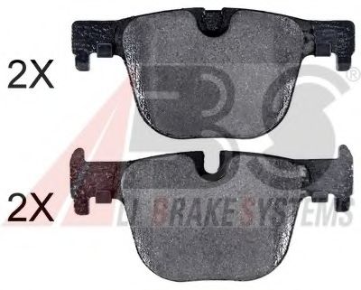 37925 OE ABS Brake System Brake Pad Set, disc brake