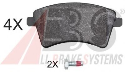 37935 ABS Brake System Brake Pad Set, disc brake
