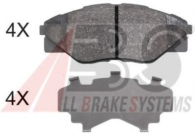 37937 ABS Brake Pad Set, disc brake