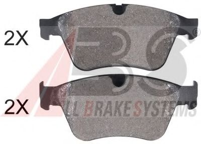 37945 OE ABS Brake System Brake Pad Set, disc brake