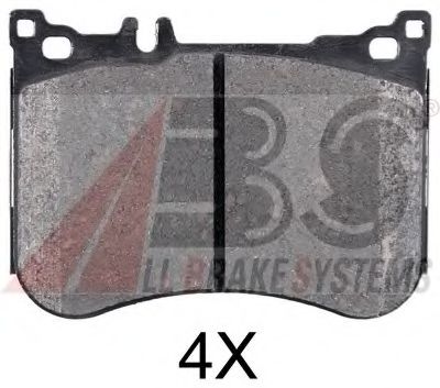 37952 OE ABS Brake Pad Set, disc brake