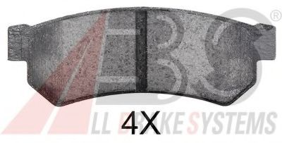 37991 OE ABS Brake Pad Set, disc brake