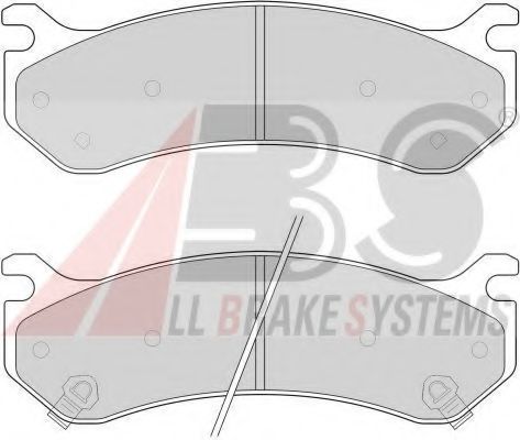 38785 ABS Brake System Brake Pad Set, disc brake