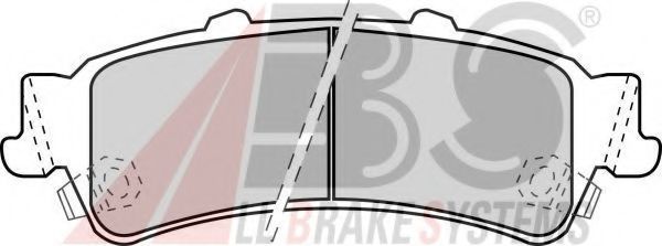 38792 ABS Brake Pad Set, disc brake