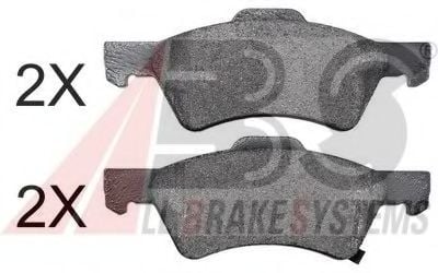 38857 OE ABS Brake System Brake Pad Set, disc brake