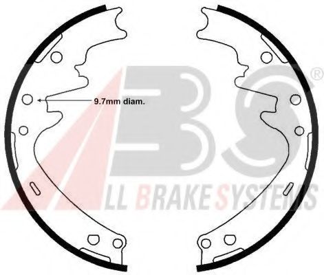 40263 ABS Brake Shoe Set